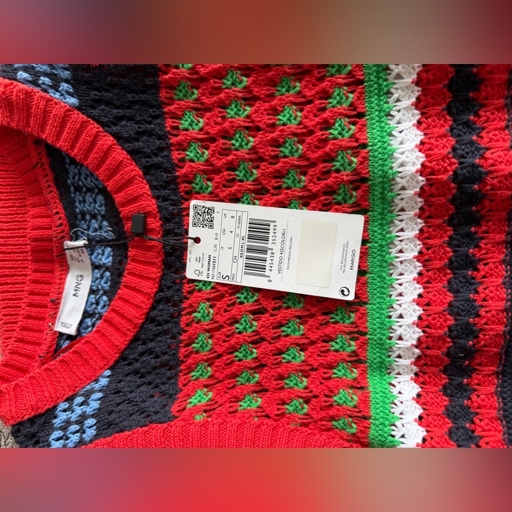 NWT Mango crochet knit tank dress - Picture 6 of 15